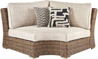 Signature Design by Ashley Beachcroft Outdoor Curved Corner Chair by SignatureDesignbyAshley