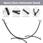 SUNCREAT Stand Alone Hammocks for Outside, 2 Person Self Standing Hammock - Image 7