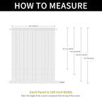 SpaceDresser Waterproof Outdoor Sheer Curtains - Image 3