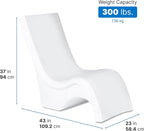 Step2 Vero Pool Chair, Fade-Resistant, Waterproof Patio Furniture - Image 2