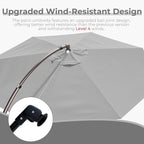 Grand patio 12FT Outdoor Offset Umbrella Large Round Aluminum Cantilever - Image 4