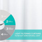 Exclusive Home Cabana Solid Indoor/Outdoor Light Filtering Hook-and-Loop Tab - Image 4