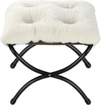15" Foldable Foot Stool Ottoman by WELL-STRONG