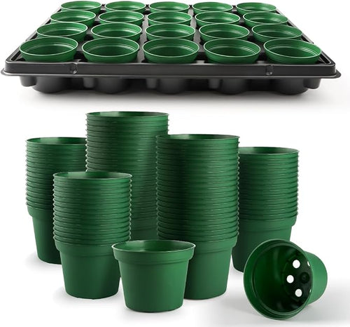 3 Inch Nursery Pots 100 Pcs by RooTrimmer
