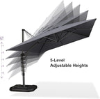 PURPLE LEAF 10'×13' Patio Umbrella - Image 4