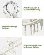Greenstell Hammock Chair, Macrame Swing Chair - Image 6