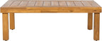 Merax 3 Piece Acacia Wood Patio Furniture Set, Outdoor Sectional Sofa Set - Image 3