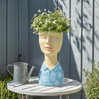 DiliComing Face Planter Pot Head Planter - Image 5