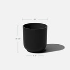 Veradek Round Black Plastic Planter Pots - Image 3