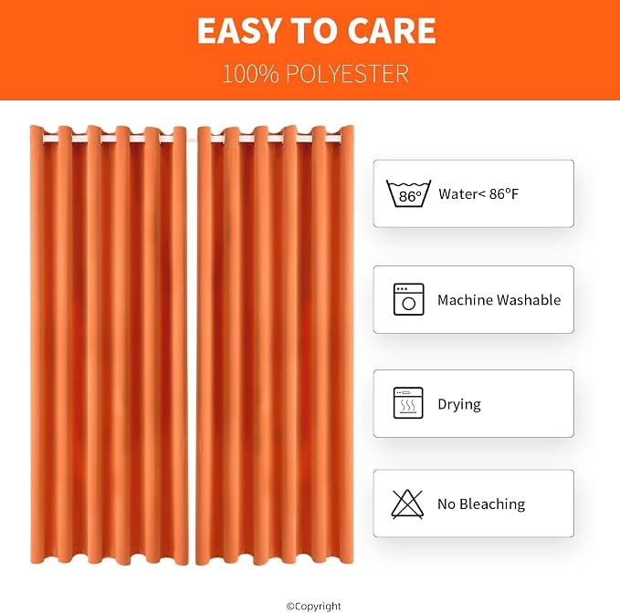 DIVA EN CAMINO DEC Outdoor Patio Curtain Waterproof Darkening Thermal Insulated - Image 7
