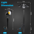 SUNVIE LED Low Voltage Landscape Lighting 12-24V Landscape Lighting Kit - Image 8