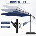 Tangkula 10ft Solar LED Patio Umbrella - Image 8