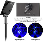 T-SUNUS 4 Pack Solar Landscape Spotlights - Image 2