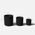 Veradek Demi Series Set of 3 Round Planters - Image 3