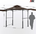 ABCCANOPY Grill Gazebo with 2 Side Awnings - Image 4