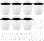 Homend 7 Pack Self Watering Hanging Planters, L Size, Suitable by DasMarine