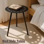18 Inch Outdoor Side Table Patio Round Tables - Image 9