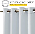 NICETOWN 2 Panels Weighted Blackout Curtains - Image 2