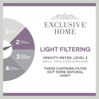 Exclusive Home Cabana Solid Indoor/Outdoor Light Filtering Hook-and-Loop Tab - Image 11