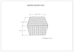 SIMPLIHOME Noreen Square Pouf - Image 3