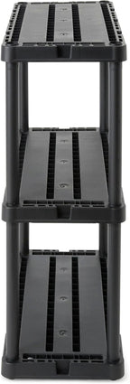 Gracious Living 3 Shelf Knect-A-Shelf Solid Light Duty Storage Unit 12 x 24 x - Image 7