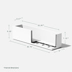 Veradek Block Series Window Box Planter - Image 3