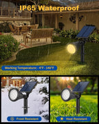 Solar Spot Lights Outdoor, 8 Pack Outdoor Solar Lights - Image 5