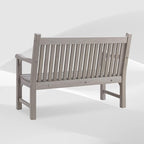 Psilvam Garden Bench, 2-Person Poly Lumber Patio Bench, All-Weather Outdoor - Image 4