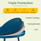 danpinera Outdoor Side Tables, Weather Resistant Steel Patio Side Table - Image 4
