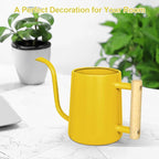 Watering Can Indoor Plants, 35 oz/1000 ml Metal Stainless Steel Watering Can Pot - Image 8
