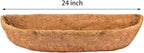 bboUod 2 pcs Garden Coconut Planter Liners Preformed Window Box Liners Natural - Image 2