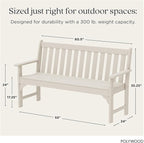 POLYWOOD Vineyard 60-Inch Bench - Image 3