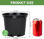GREANER Nursery Pots, 1 Gallon Durable Flower Pots - Image 2