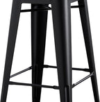 AC Pacific 30” Metal Barstool Set of 2 – Country Rustic Style - Image 7