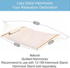 Lazy Daze Hammocks 12 FT Double Quilted Fabric Hammock - Image 2