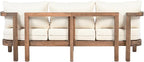Christopher Knight Home Havets 74.75"W Outdoor 3 Seater Sofa, Acacia Wood Bench - Image 9