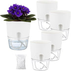 Planterhoma 5 Pack Self Watering Pots by Planterhoma