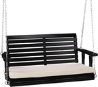 VINGLI Wooden Porch Swing, Heavy Duty 880 LBS Hanging Patio Bench by VINGLI