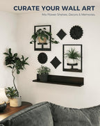 Bamworld Plant Stand Indoor Wall Decor Metal Plant Hanger Indoor Hanging Plant - Image 4