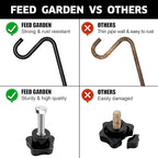 FEED GARDEN [Upgrade Version 2 Pack Bird Feeder Hanger Adjustable 43 Inch Deck - Image 5