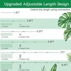 Garden Stakes 17Inch 40Pack, DIY Tall Plant Support Stakes of 4Ft, HAINANSTRY - Image 3