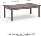 Signature Design by Ashley Hillside Barn Contemporary Weather Resistant Outdoor - Image 3