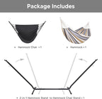 SUNCREAT 2-in-1 Convertible Double Hammocks 2 Person Heavy Duty, Large Patio - Image 3
