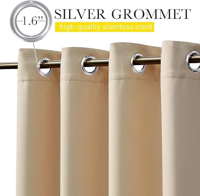 NICETOWN 2 Panels Outdoor Curtains - Image 7