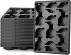 12 Cell Round Nursery Pot Trays Thickened Durable Seedling Pots Shuttle by RooTrimmer