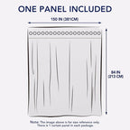PureFit Outdoor Curtains for Patio Waterproof Weatherproof, UV Resistant - Image 6