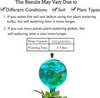 Plant Watering Stakes, Large 12pcs Flower Automatic Watering Bulbs, Plastic - Image 4