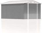 Patiowell 12 x 8 FT Outdoor Storage Shed, Steel Shed Storage House - Image 8