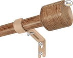 1” Diameter Curtain Rods Itself is 30 to 60 inch 1 Pack Fit 30-54 inch Window by Unknown