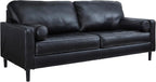 Signature Design by Ashley Bryceview Contemporary Leather Match Tufted Sofa by SignatureDesignbyAshley